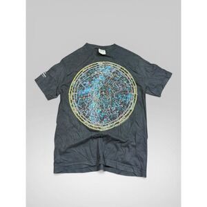 Vintage 1997 US Naval Observatory Star Chart Shirt Cotton Expressions Black M